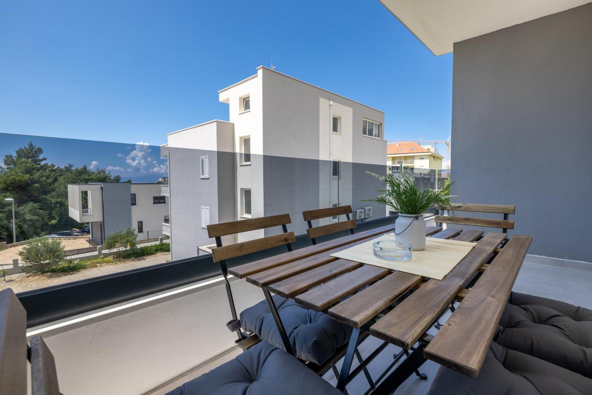 Apartments Marusic Makarska Exterior foto